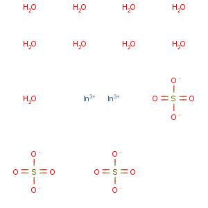 CAS No:10294-68-5 Sulfuric acid,indium(3+) salt (3:2), nonahydrate (8CI,9CI)