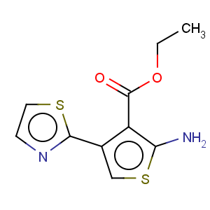 CAS No:1029421-23-5 3-Thiophenecarboxylicacid, 2-amino-4-(2-thiazolyl)-, ethyl ester