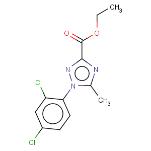 CAS No:103058-78-2 1H-1,2,4-Triazole-3-carboxylicacid, 1-(2,4-dichlorophenyl)-5-methyl-, ethyl ester