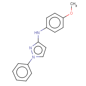 CAS No:103141-09-9 1H-Pyrazol-3-amine,N-(4-methoxyphenyl)-1-phenyl-