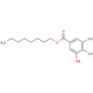 CAS No:1034-01-1 octyl 3,4,5-trihydroxybenzoate