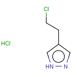 CAS No:103433-17-6 1H-Pyrazole,4-(2-chloroethyl)-, hydrochloride (1:1)