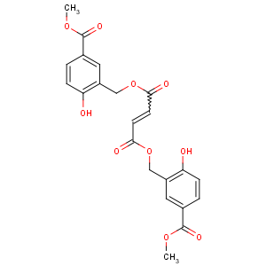 CAS No:103437-24-7 2-Butenedioic acid(2E)-, bis[[2-hydroxy-5-(methoxycarbonyl)phenyl]methyl] ester (9CI)