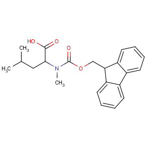 CAS No:103478-62-2 (2S)-2-[9H-fluoren-9-ylmethoxycarbonyl(methyl)amino]-4-methylpentanoic<br />acid