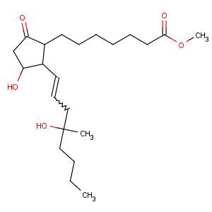 CAS No:103601-27-0 methyl<br />7-[3-hydroxy-2-(4-hydroxy-4-methyloct-1-enyl)-5-oxocyclopentyl]<br />heptanoate