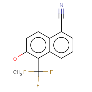 CAS No:103604-49-5 1-Naphthalenecarbonitrile,6-methoxy-5-(trifluoromethyl)-