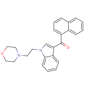 CAS No:103610-04-4 [1-(2-morpholin-4-ylethyl)indol-3-yl]-naphthalen-1-ylmethanone