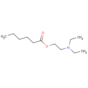 CAS No:10369-83-2 2-(diethylamino)ethyl hexanoate