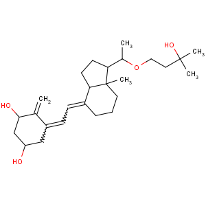CAS No:103909-75-7 (1R,3S,5Z)-5-[(2E)-2-[(1S,3aS,<br />7aS)-1-[(1S)-1-(3-hydroxy-3-methylbutoxy)ethyl]-7a-methyl-2,3,3a,5,6,<br />7-hexahydro-1H-inden-4-ylidene]ethylidene]-4-methylidenecyclohexane-1,<br />3-diol