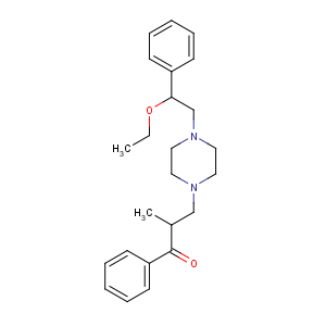 CAS No:10402-90-1 3-[4-(2-ethoxy-2-phenylethyl)piperazin-1-yl]-2-methyl-1-phenylpropan-1-<br />one