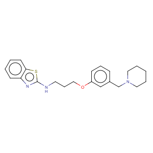 CAS No:104076-38-2 2-Benzothiazolamine,N-[3-[3-(1-piperidinylmethyl)phenoxy]propyl]-