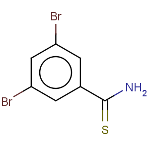 CAS No:104317-55-7 Benzenecarbothioamide,3,5-dibromo-
