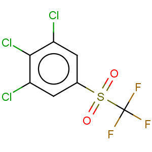 CAS No:104614-75-7 Benzene,1,2,3-trichloro-5-[(trifluoromethyl)sulfonyl]-