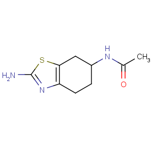 CAS No:104617-51-8 N-(2-amino-4,5,6,7-tetrahydro-1,3-benzothiazol-6-yl)acetamide