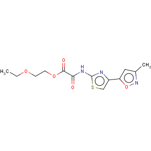 CAS No:104777-03-9 Acetic acid,2-[[4-(3-methyl-5-isoxazolyl)-2-thiazolyl]amino]-2-oxo-, 2-ethoxyethyl ester