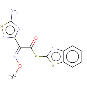 CAS No:104797-47-9 4-Thiazoleethanethioicacid, a-[(acetyloxy)imino]-2-amino-,S-2-benzothiazolyl ester, (aZ)-
