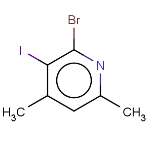 CAS No:104830-09-3 Pyridine,2-bromo-3-iodo-4,6-dimethyl-