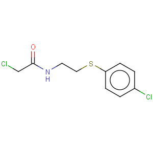 CAS No:104864-59-7 Acetamide,2-chloro-N-[2-[(4-chlorophenyl)thio]ethyl]-