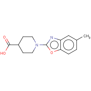 CAS No:1048917-20-9 4-Piperidinecarboxylicacid, 1-(5-methyl-2-benzoxazolyl)-