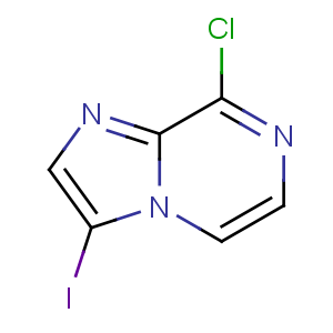 CAS No:1049677-32-8 8-chloro-3-iodoimidazo[1,2-a]pyrazine