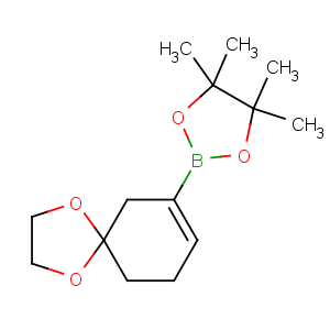 CAS No:1049730-46-2 1,4-Dioxaspiro[4.5]dec-7-ene,7-(4,4,5,5-tetramethyl-1,3,2-dioxaborolan-2-yl)-