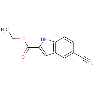 CAS No:105191-13-7 ethyl 5-cyano-1H-indole-2-carboxylate
