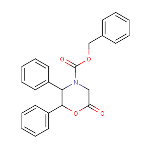 CAS No:105228-46-4 benzyl (2S,3R)-6-oxo-2,3-diphenylmorpholine-4-carboxylate