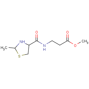 CAS No:105292-70-4 methyl 3-[[(4R)-2-methyl-1,3-thiazolidine-4-carbonyl]amino]propanoate