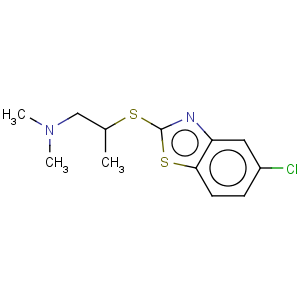 CAS No:105340-38-3 1-Propanamine,2-[(5-chloro-2-benzothiazolyl)thio]-N,N-dimethyl-