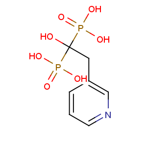 CAS No:105462-24-6 (1-hydroxy-1-phosphono-2-pyridin-3-ylethyl)phosphonic acid