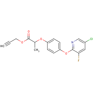 CAS No:105512-06-9 prop-2-ynyl<br />(2R)-2-[4-(5-chloro-3-fluoropyridin-2-yl)oxyphenoxy]propanoate