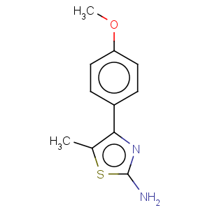 CAS No:105512-88-7 2-Thiazolamine,4-(4-methoxyphenyl)-5-methyl-