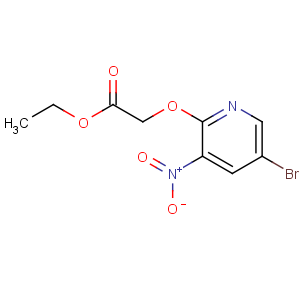 CAS No:105612-78-0 ethyl 2-(5-bromo-3-nitropyridin-2-yl)oxyacetate