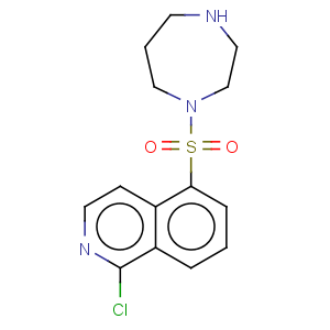 CAS No:105628-70-4 Isoquinoline,1-chloro-5-[(hexahydro-1H-1,4-diazepin-1-yl)sulfonyl]-