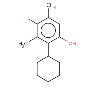 CAS No:10572-34-6 Phenol,2-cyclohexyl-4-iodo-3,5-dimethyl-