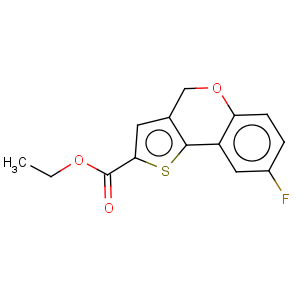CAS No:105799-70-0 4H-Thieno[3,2-c][1]benzopyran-2-carboxylicacid, 8-fluoro-, ethyl ester