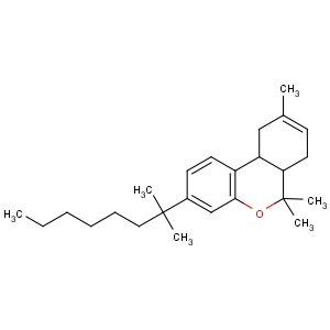 CAS No:105823-04-9 6H-Dibenzo[b,d]pyran,3-(1,1-dimethylheptyl)-6a,7,10,10a-tetrahydro-6,6,9-trimethyl-, (6aR,10aR)-
