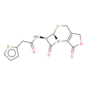 CAS No:10590-10-0 2-Thiopheneacetamide,N-[(5aR,6R)-1,4,5a,6-tetrahydro-1,7-dioxo-3H,7H-azeto[2,1-b]furo[3,4-d][1,3]thiazin-6-yl]-