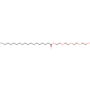 CAS No:106-07-0 2-[2-[2-(2-hydroxyethoxy)ethoxy]ethoxy]ethyl octadecanoate