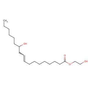 CAS No:106-17-2 2-hydroxyethyl (Z,12R)-12-hydroxyoctadec-9-enoate