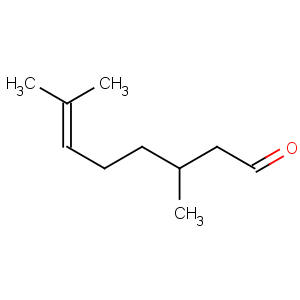 CAS No:106-23-0 3,7-dimethyloct-6-enal