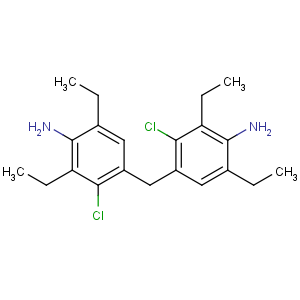CAS No:106246-33-7 4-[(4-amino-2-chloro-3,5-diethylphenyl)methyl]-3-chloro-2,<br />6-diethylaniline