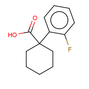 CAS No:106795-66-8 Cyclohexanecarboxylicacid, 1-(2-fluorophenyl)-