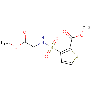 CAS No:106820-63-7 methyl 3-[(2-methoxy-2-oxoethyl)sulfamoyl]thiophene-2-carboxylate