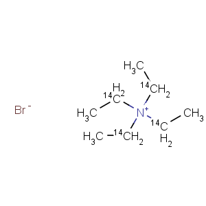 CAS No:106872-81-5 Ethanaminium-1-14C,N,N,N-tri(ethyl-1-14C)-, bromide (9CI)