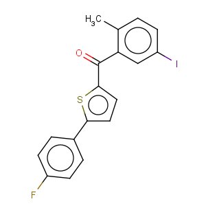 CAS No:1071929-08-2 Methanone,[5-(4-fluorophenyl)-2-thienyl](5-iodo-2-methylphenyl)-