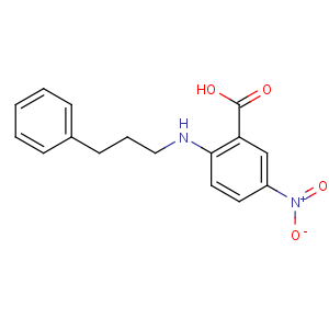 CAS No:107254-86-4 5-nitro-2-(3-phenylpropylamino)benzoic acid