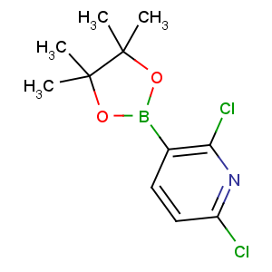 CAS No:1073371-78-4 2,6-dichloro-3-(4,4,5,5-tetramethyl-1,3,2-dioxaborolan-2-yl)pyridine