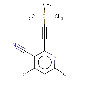 CAS No:107469-28-3 3-Pyridinecarbonitrile,4,6-dimethyl-2-[2-(trimethylsilyl)ethynyl]-