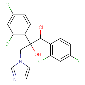 CAS No:107659-66-5 1,2-Propanediol,1,2-bis(2,4-dichlorophenyl)-3-(1H-imidazol-1-yl)-, (1R,2S)-rel-